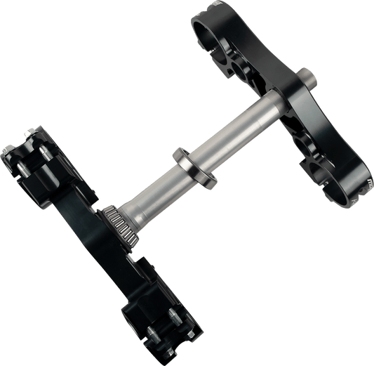 MOOSE OFFROAD Yamaha 12.109.2.AN Triple Clamp - Gray for Enhanced Handling and Durability - Kelly Motorsports