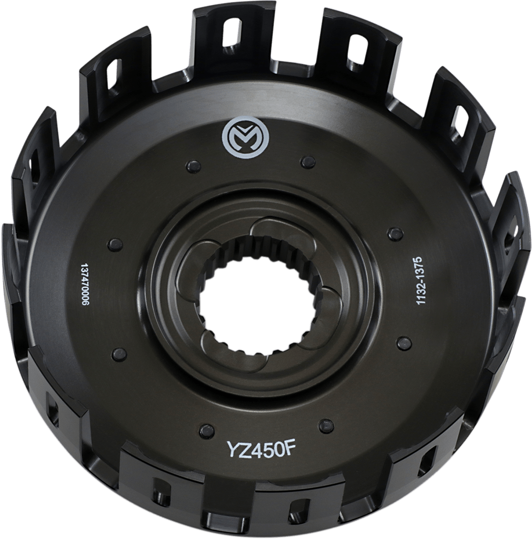 MOOSE OFFROAD Yamaha M316 Clutch Basket with Cushions - Precision Machined T-6 Aluminum for Enhanced Performance - Kelly Motorsports