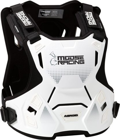Moose Offroad Youth Agroid™ Chest Guard - Black or White - Kelly Motorsports