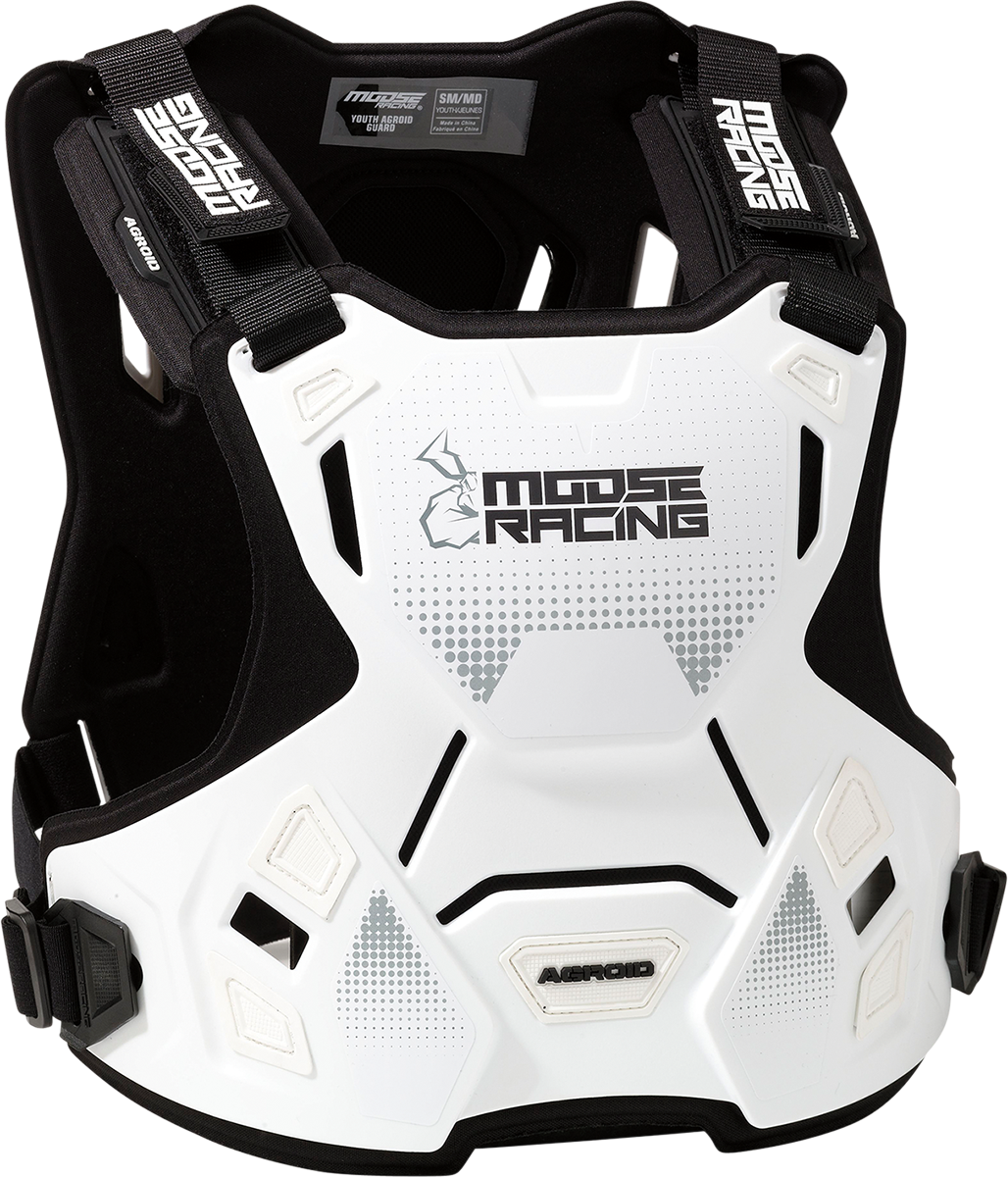 Moose Offroad Youth Agroid™ Chest Guard - Black or White - Kelly Motorsports