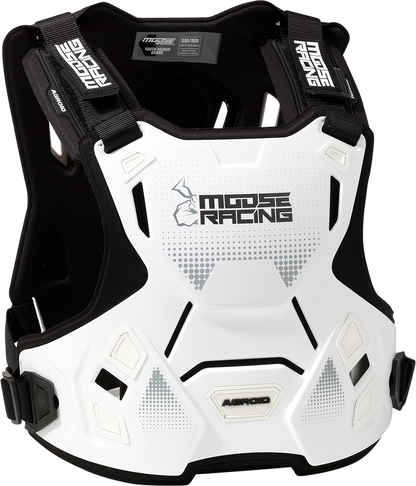 Moose Offroad Youth Agroid™ Chest Guard - Black or White - Kelly Motorsports