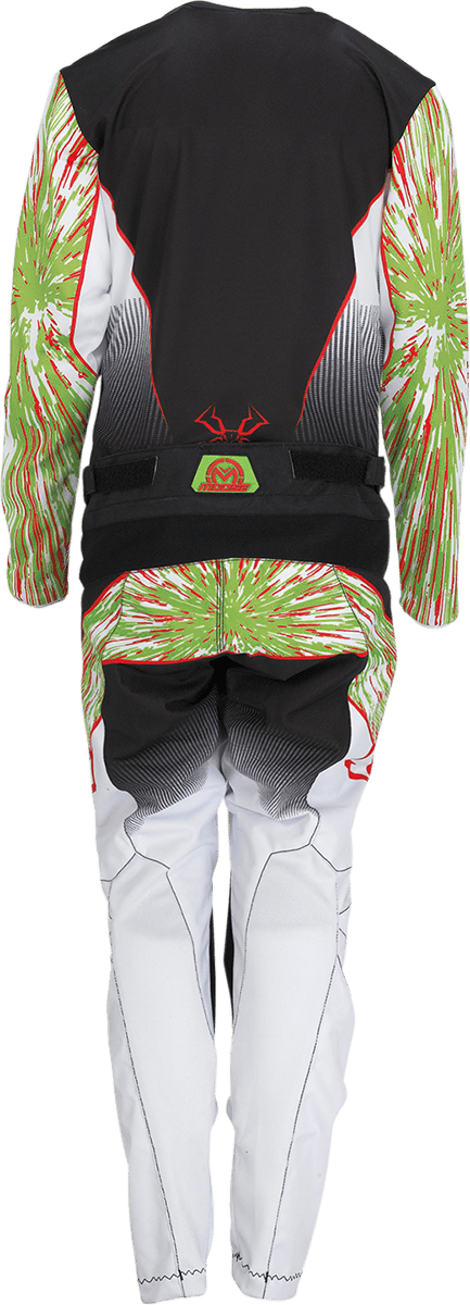 Moose Offroad Youth Agroid Jersey Medium - Green, Red & Black, Part No. 2912-2268 - Kelly Motorsports