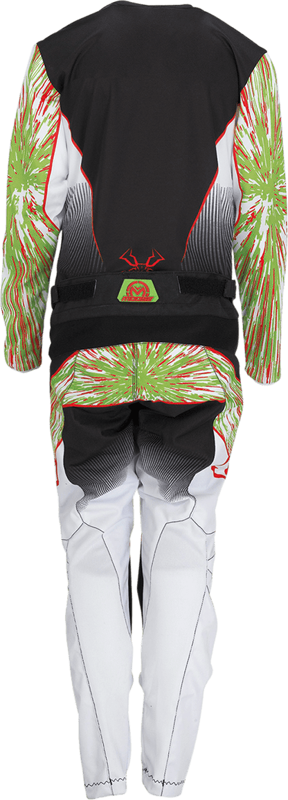 Moose Offroad Youth Agroid Jersey Medium - Green, Red & Black, Part No. 2912-2268 - Kelly Motorsports
