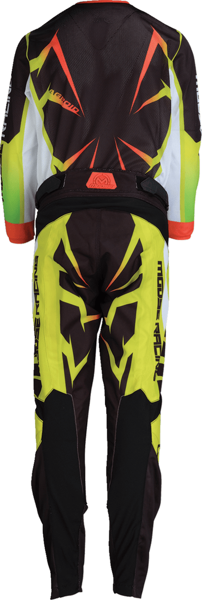 MOOSE OFFROAD Youth Agroid Mesh Pants - Hi-Viz/Black (Part No. 2903-2563) - Kelly Motorsports