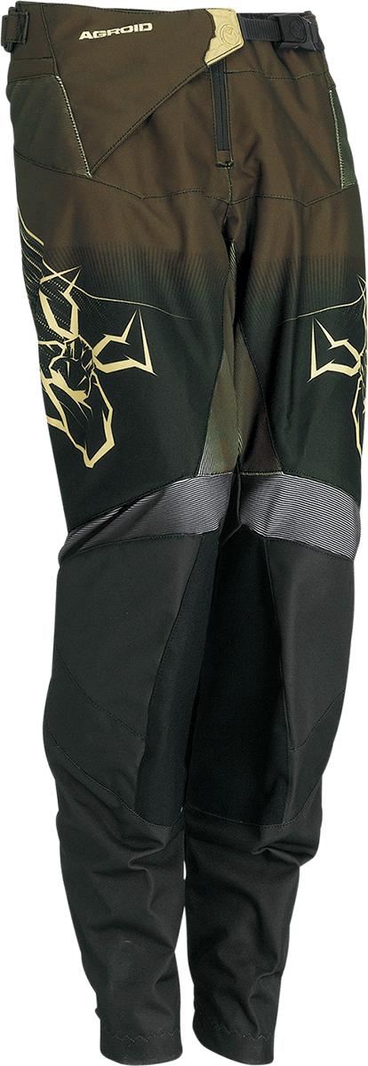 Moose Offroad Youth Agroid Pants - Olive/Tan, US 26, Model 2903-2289 - Kelly Motorsports