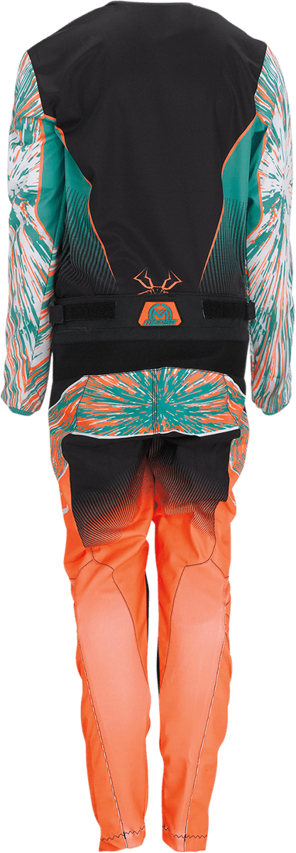 Moose Offroad Youth Agroid Pants - Teal, Orange & Black, US 26 - Part 2903-2259 - Kelly Motorsports