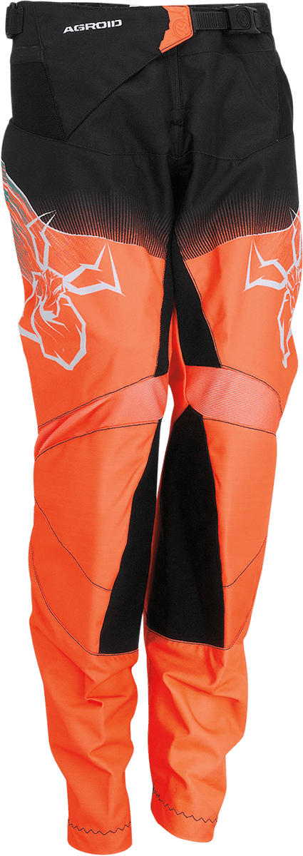 Moose Offroad Youth Agroid Pants - Teal, Orange & Black, US 26 - Part 2903-2259 - Kelly Motorsports