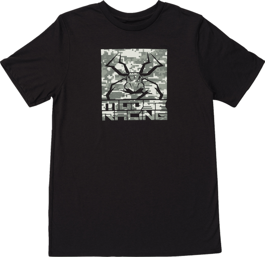 MOOSE OFFROAD Youth Agroid T-Shirt - Camo Black, Part Number 3032-3818 - Kelly Motorsports