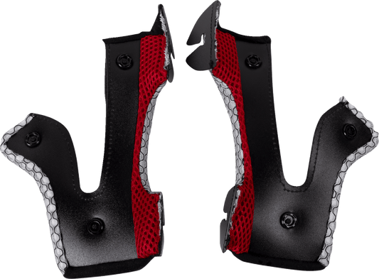 MOOSE OFFROAD Youth F.I. Cheek Pads for Vaporwave Helmet - Small, Gray (Part 01343625) - Kelly Motorsports