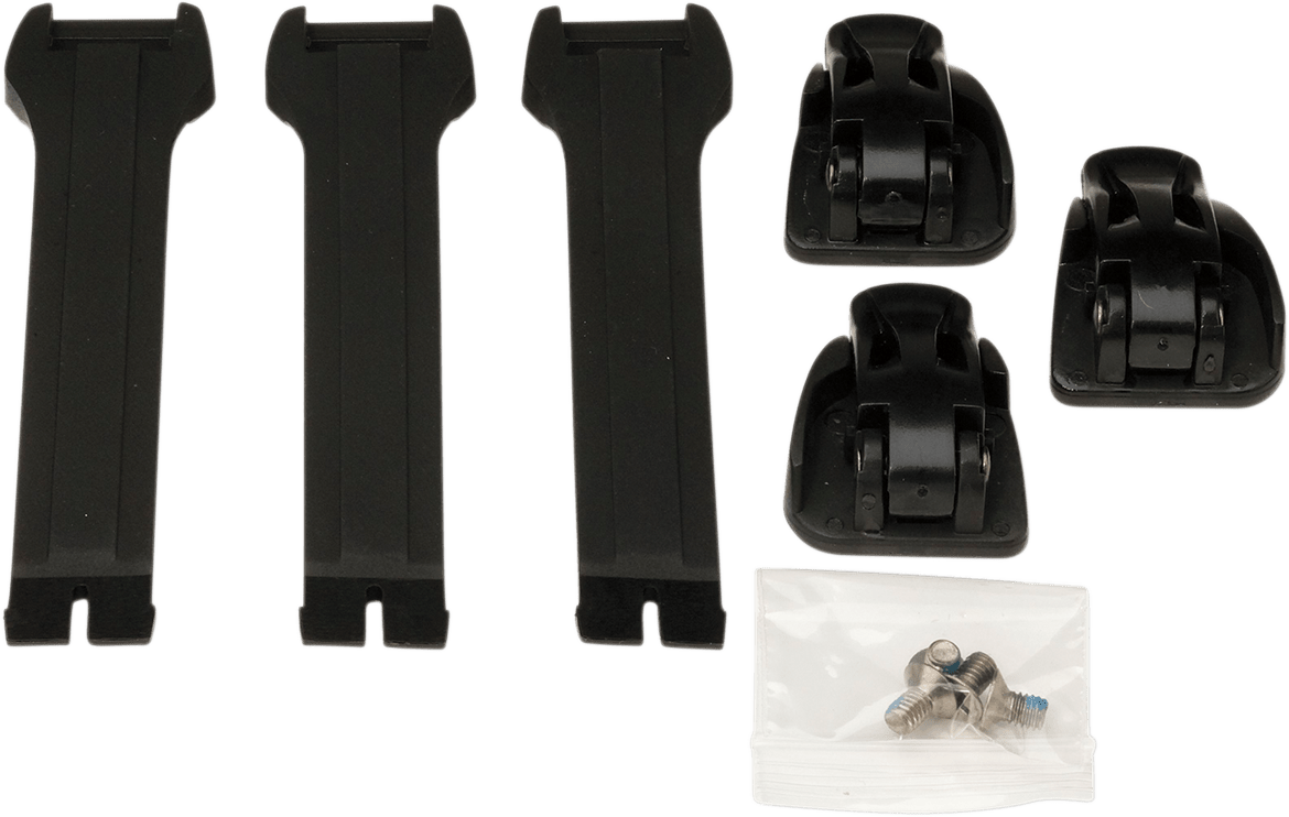 MOOSE OFFROAD Youth Long Black Strap and Buckle Kit - Part 3430-0843 - Kelly Motorsports