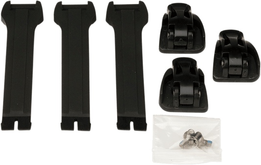 MOOSE OFFROAD Youth Long Black Strap and Buckle Kit - Part 3430-0843 - Kelly Motorsports