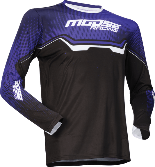 MOOSE OFFROAD Youth Qualifier® Jersey - Purple, Black & White, Medium (Part 2912-2634) - Kelly Motorsports
