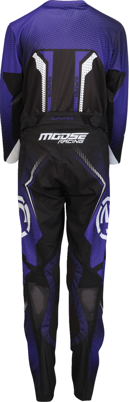 MOOSE OFFROAD Youth Qualifier® Jersey - Purple, Black & White, Medium (Part 2912-2634) - Kelly Motorsports