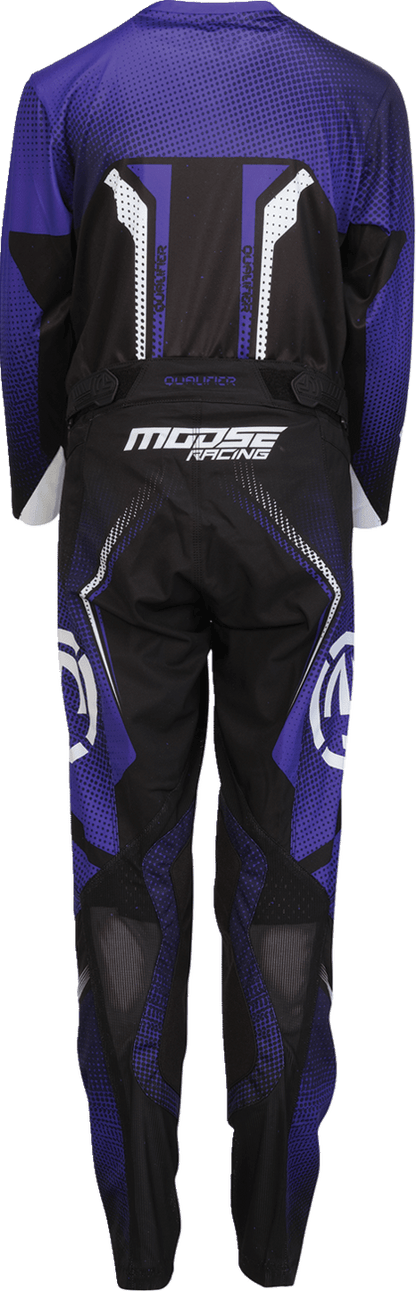 MOOSE OFFROAD Youth Qualifier® Jersey - Purple, Black & White, Medium (Part 2912-2634) - Kelly Motorsports