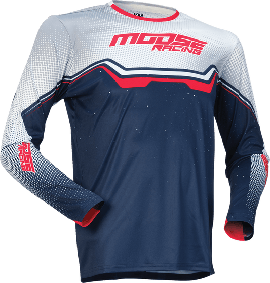 Moose Offroad Youth Qualifier® Jersey - Red, White & Blue, XL, Part 2912-2630 - Kelly Motorsports