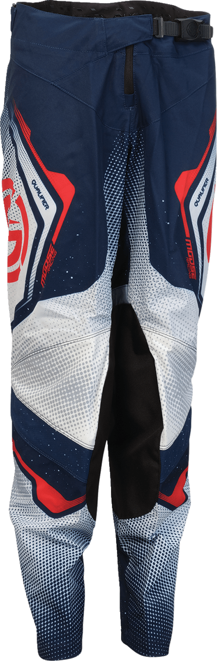 MOOSE OFFROAD Youth Qualifier® Pants - Red/White/Blue - US 26 (Part Number 2903-2655) - Kelly Motorsports