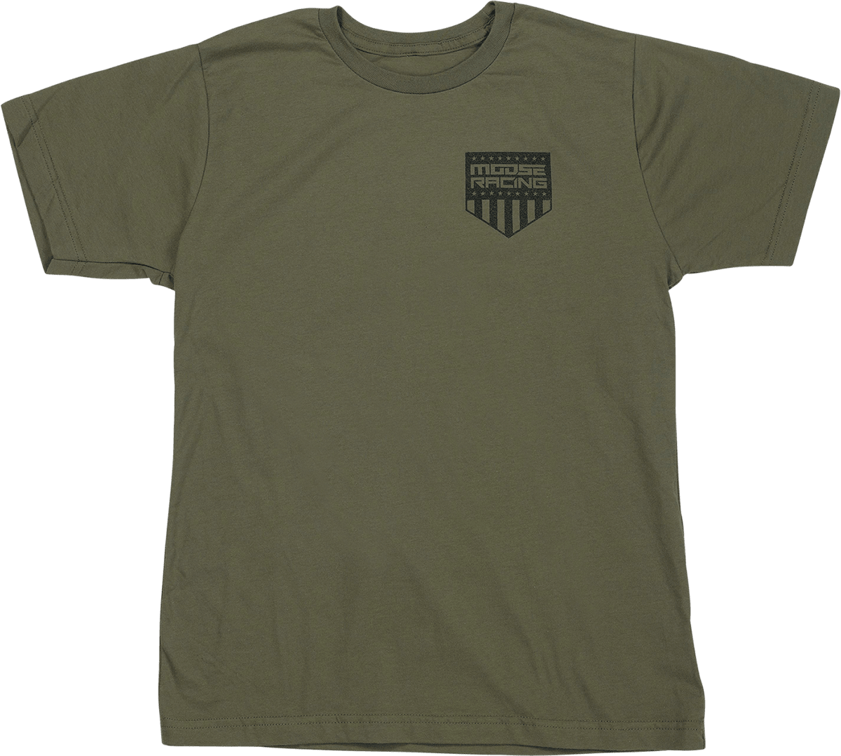 Moose Offroad Youth Salute T-Shirt - Olive, Large - Part Number 3032-3696 - Kelly Motorsports