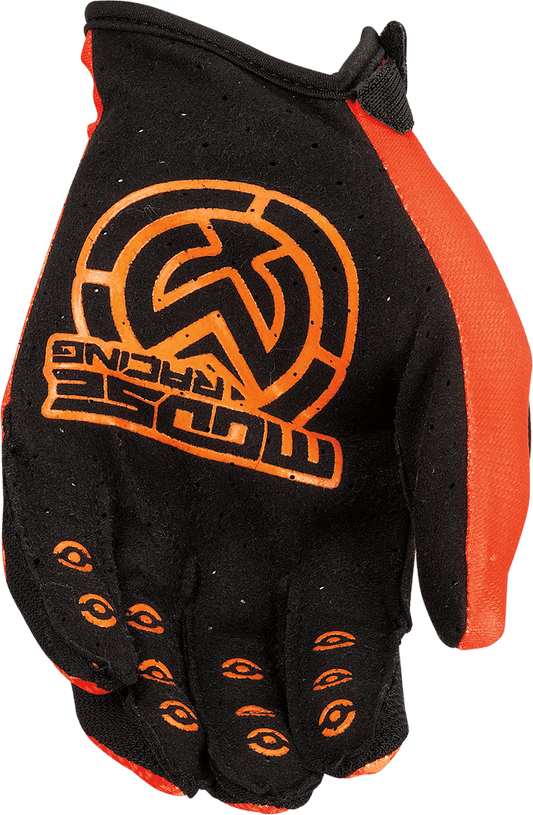 Moose Offroad Youth SX1™ Gloves Orange XL - Part 3332-1757 - Kelly Motorsports