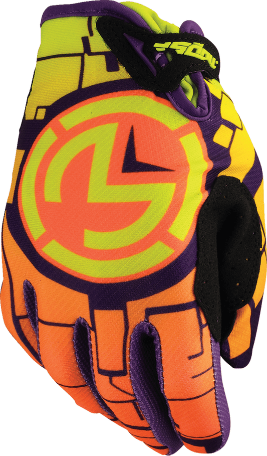 MOOSE OFFROAD Youth SX1™ Gloves - Orange/Green, Extra Large (Part 3332-1891) - Kelly Motorsports