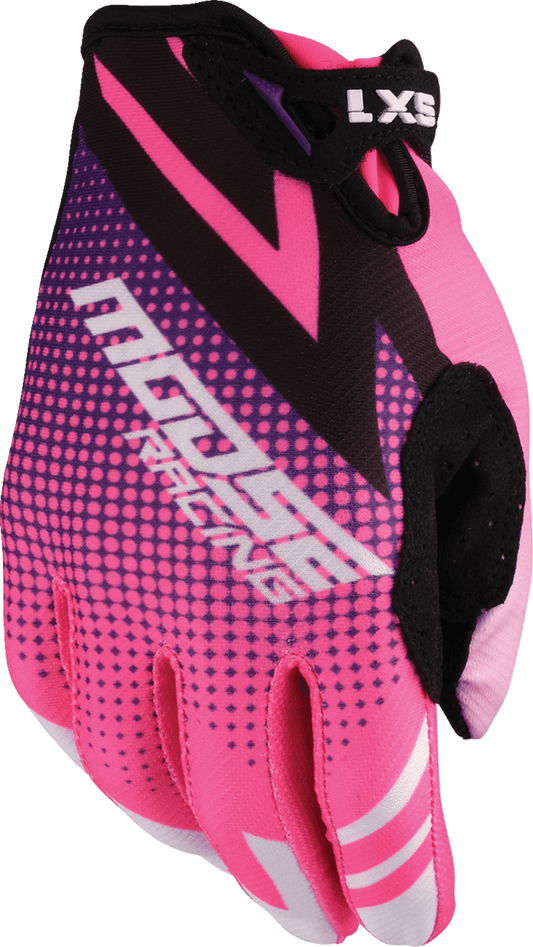 MOOSE OFFROAD Youth SX1™ Gloves - Pink/Purple, Small (Part Number 3332-1903) - Kelly Motorsports