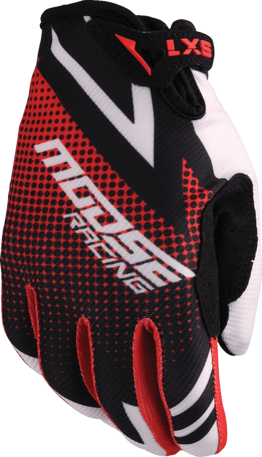 MOOSE OFFROAD Youth SX1™ Gloves - Red/Black, Size XS - Part Number 3332-1897 - Kelly Motorsports