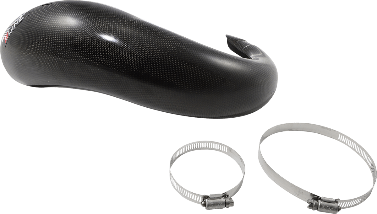 Moose Offroad YPG12519 Exhaust Pipe Guard - Custom Molded Carbon Fiber and High-Temp Resin Construction - Kelly Motorsports