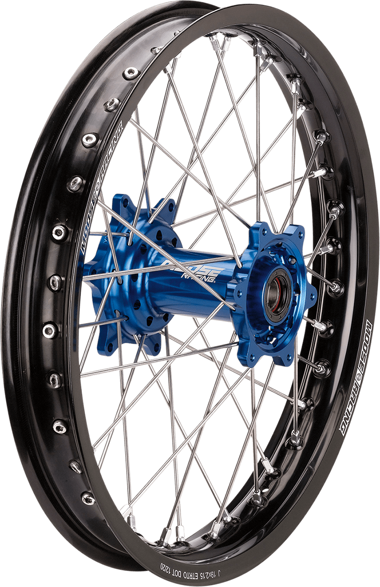 Moose Offroad YR-18616-BKBU SX-1 Rear 16x1.85 Wheel Assembly for Suzuki RM and Yamaha YZ - Kelly Motorsports