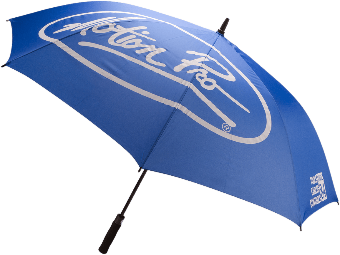 MOTION PRO Motion Pro 52-inch Blue Umbrella with Fiberglass Shaft and EVA Foam Handle - Kelly Motorsports
