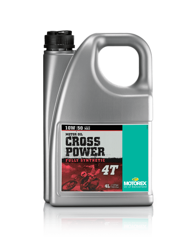 Motorex Cross Power Motor Oil 10w50 4T 4L 305692 - Kelly Motorsports