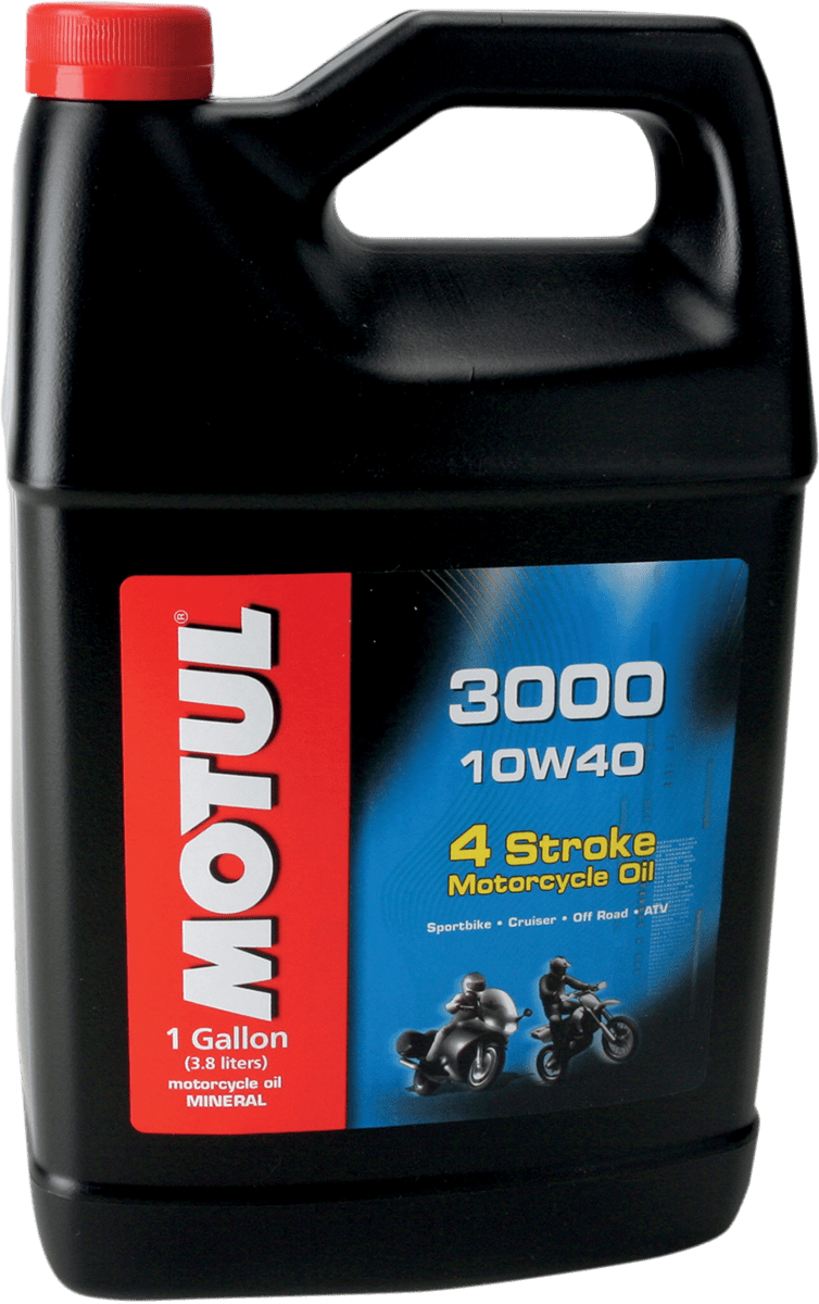 MOTUL 3000 Mineral 4T Engine Oil 10W-40 1 Gal 107693 - Kelly Motorsports