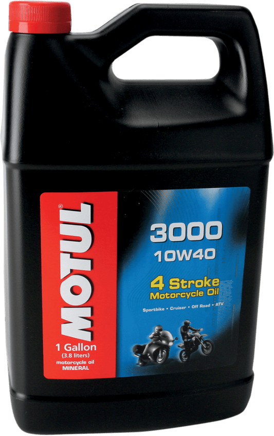 MOTUL 3000 Mineral 4T Engine Oil 10W-40 1 Gal 107693 - Kelly Motorsports