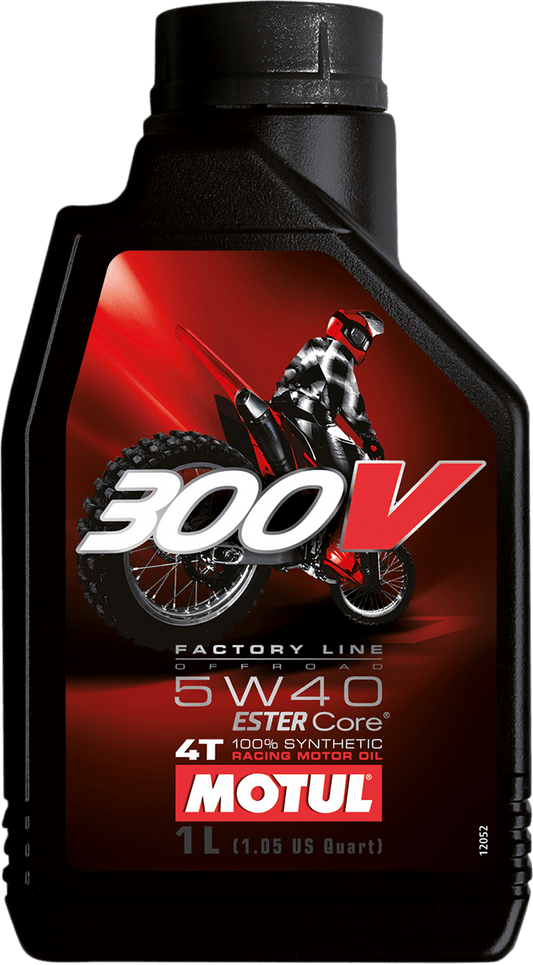 MOTUL 300V Offroad Synthetic Oil 5W-40 1L 104134 - Kelly Motorsports