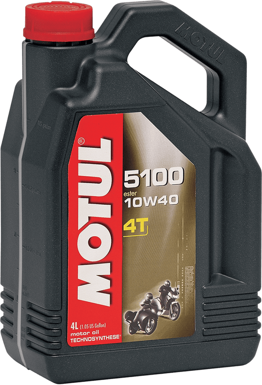MOTUL 5100 4T Synthetic Blend Oil 10W-40 104068 - Kelly Motorsports