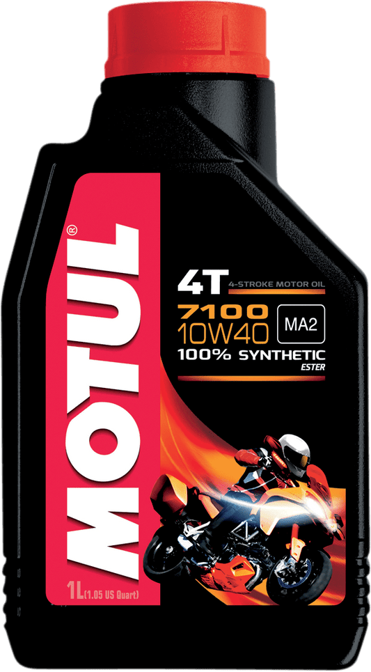 MOTUL 7100 4T Synthetic Oil 10W-40 1L 104091 - Kelly Motorsports