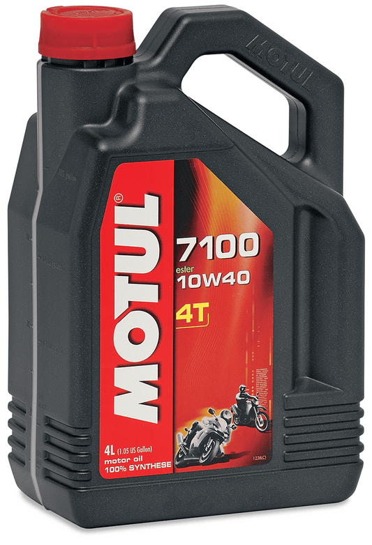 MOTUL 7100 4T Synthetic Oil 10W-40 4L 104092 - Kelly Motorsports
