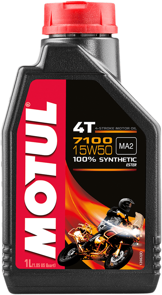 MOTUL 7100 4T Synthetic Oil 15W-50 1L 104298 - Kelly Motorsports