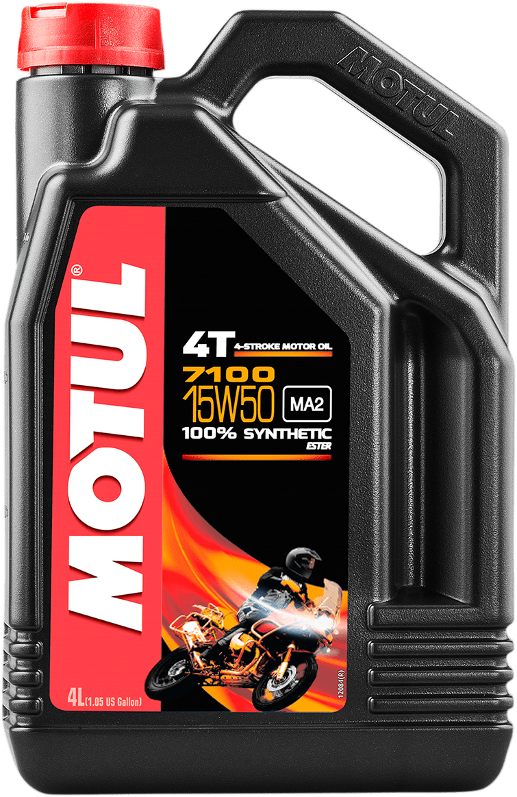 MOTUL 7100 4T Synthetic Oil 15W-50 4L 104299 - Kelly Motorsports