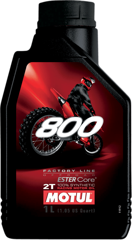 MOTUL 800 2T Off-Road Synthetic Oil 1L 104038 - Kelly Motorsports