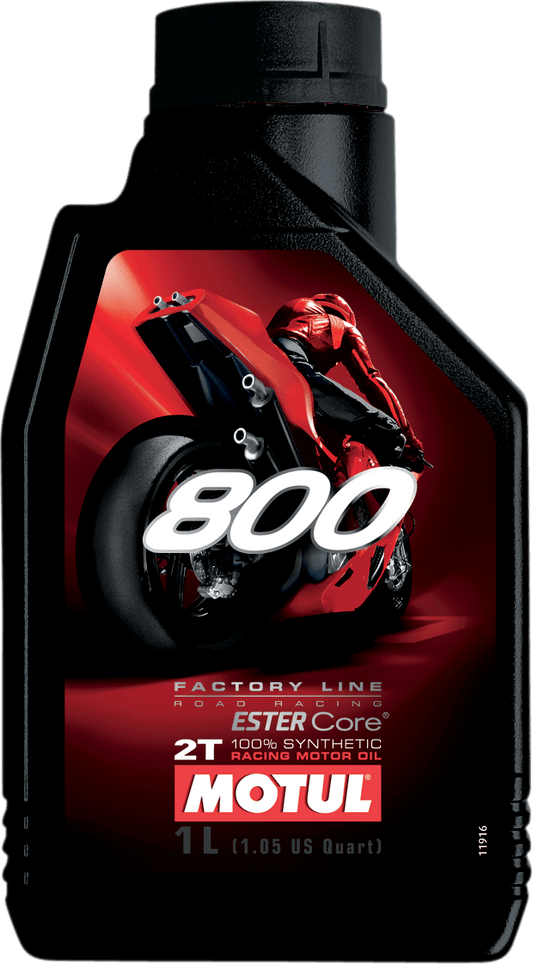 MOTUL 800 2T Road Synthetic Oil 1L 104041 - Kelly Motorsports