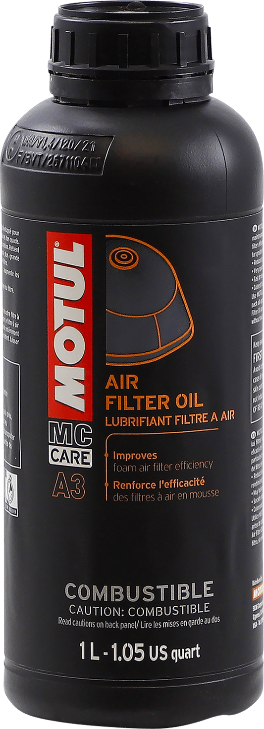 MOTUL Air Filter Oil 1L 108588 - Kelly Motorsports