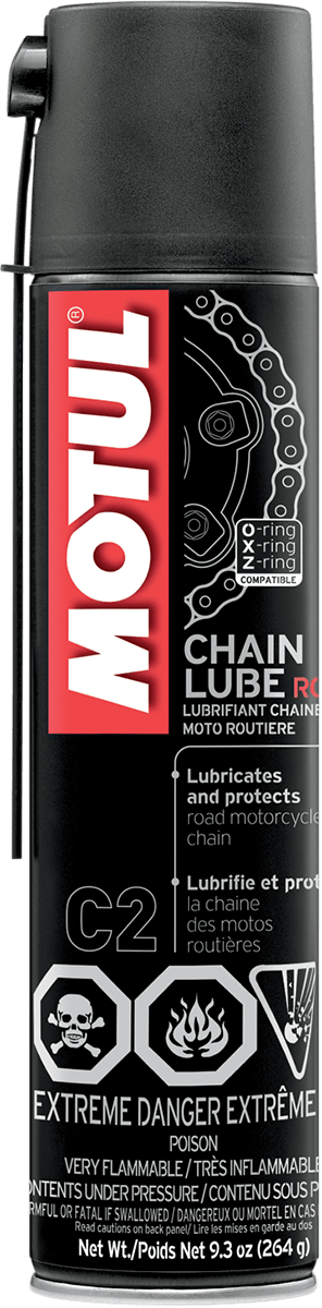 MOTUL C2 Road Chain Lube Aerosol 9.3oz 111819 - Kelly Motorsports