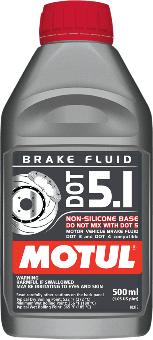 MOTUL DOT 5.1 Brake Fluid 500ml 100951 2nd Amazon 12pk - Kelly Motorsports