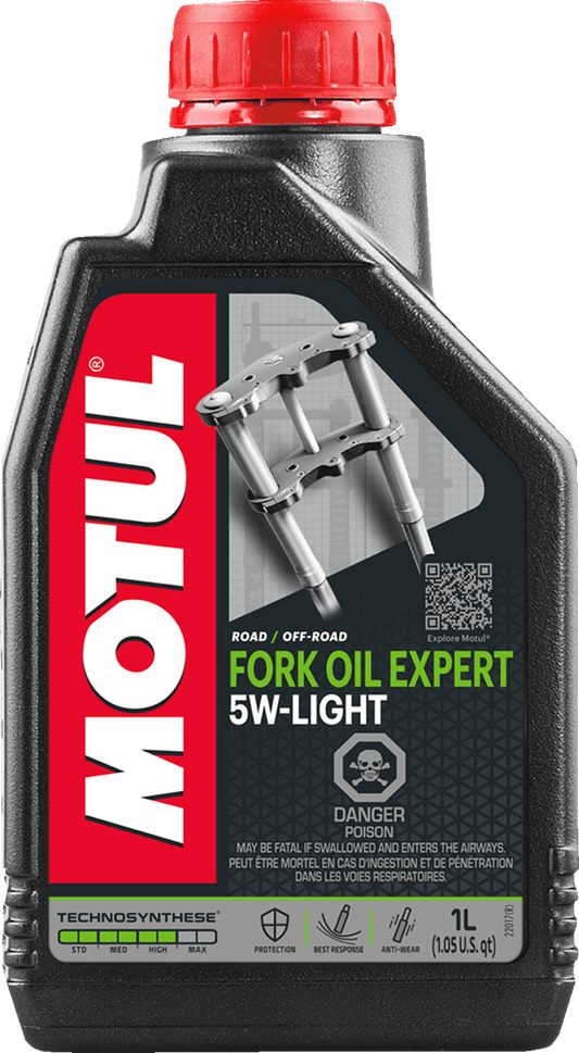 MOTUL Light Expert Fork Oil - 5W 114434 - Kelly Motorsports