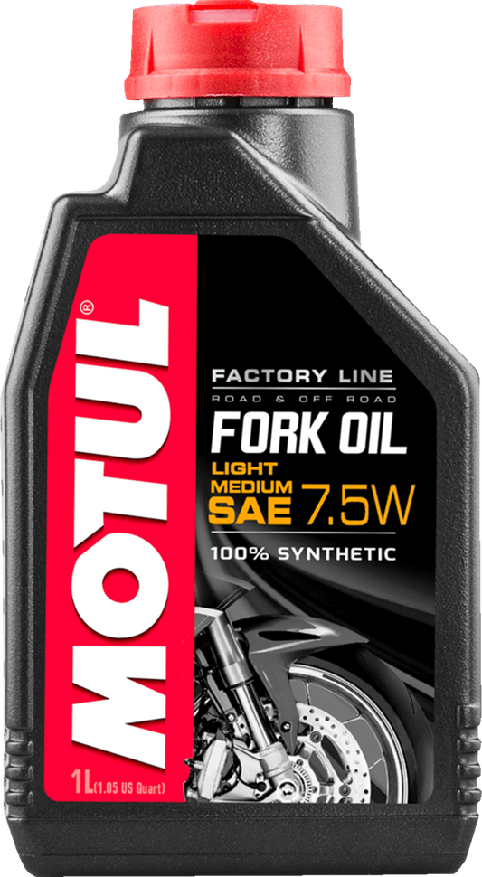 MOTUL Light/Medium Factory Line Fork Oil 7.5W 114438 - Kelly Motorsports