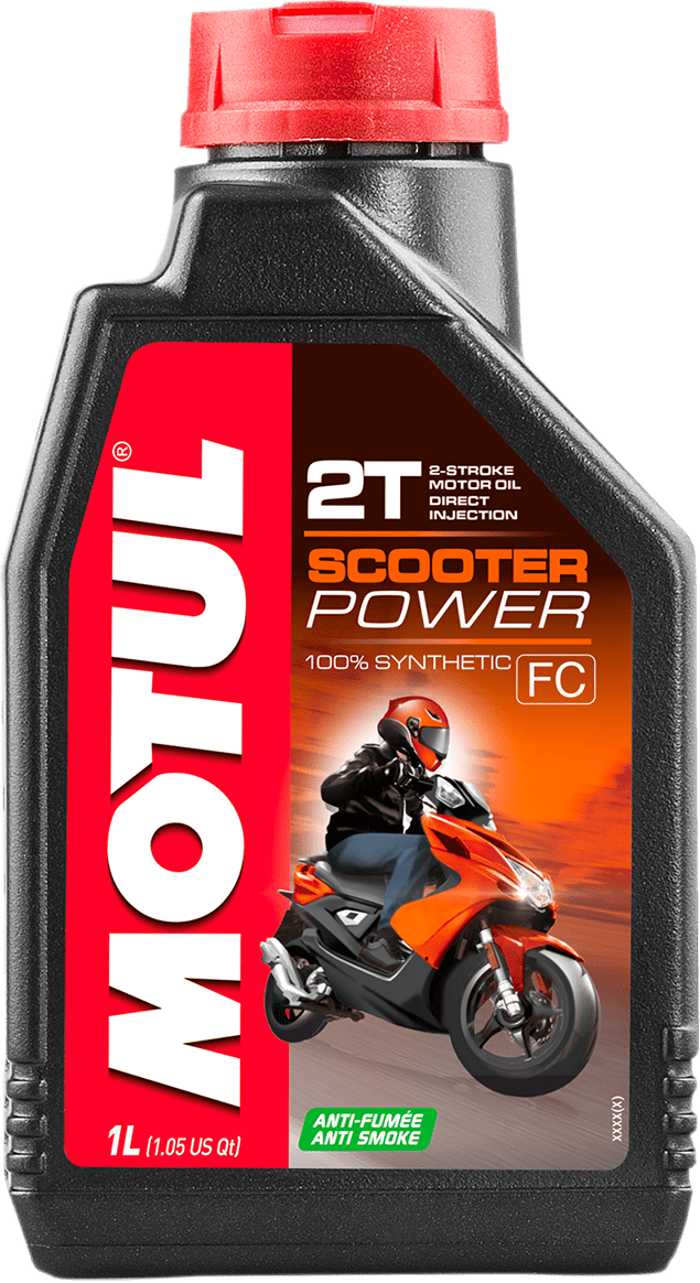 MOTUL Scooter Power 2T Oil 1L 105881 - Kelly Motorsports