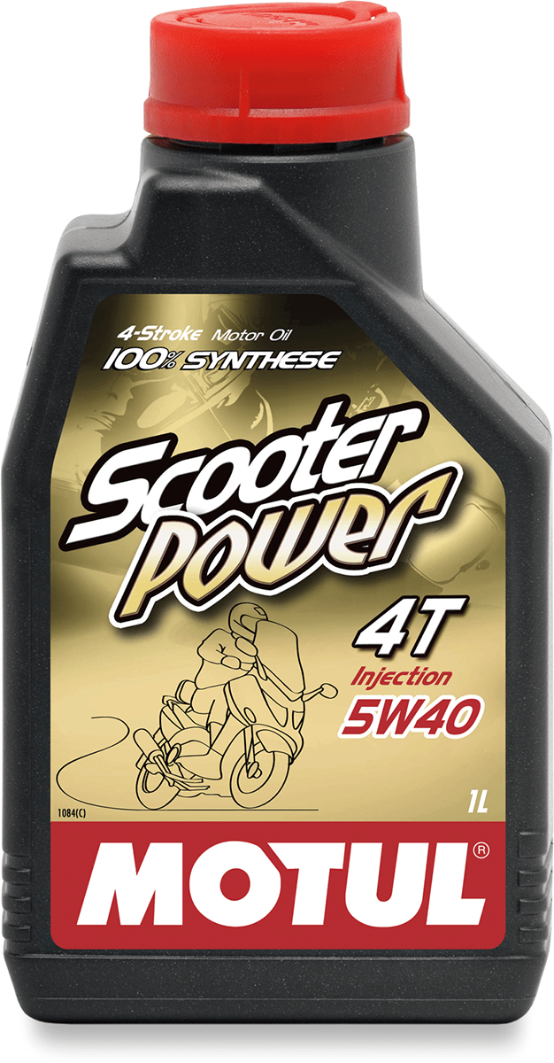 MOTUL Scooter Power 4T Oil 5W-40 1L 105958 - Kelly Motorsports
