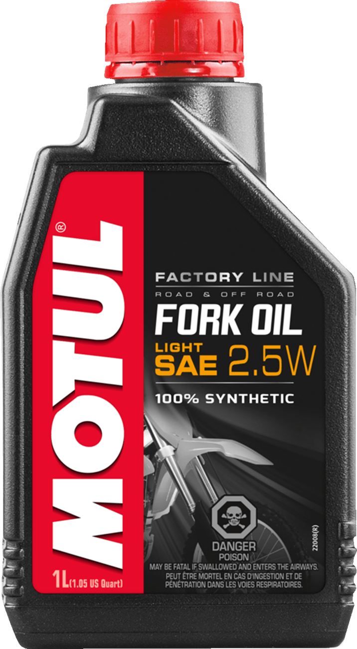 MOTUL Very Light Factory Line Fork Oil 2.5W 114441 - Kelly Motorsports
