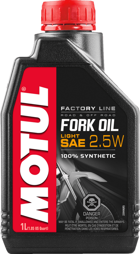 MOTUL Very Light Factory Line Fork Oil 2.5W 114441 - Kelly Motorsports