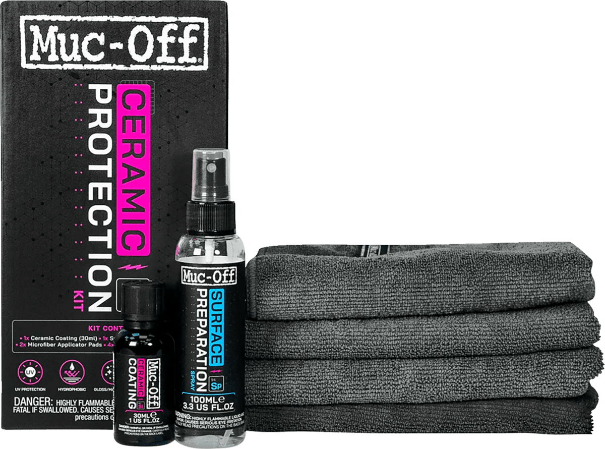 MUC-OFF USA Ceramic Protection Kit - 30 ml 21082 - Kelly Motorsports