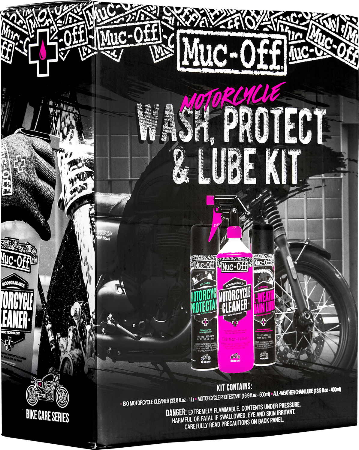 MUC-OFF USA Motorcycle Wash, Protect & Lube Kit 20095US - Kelly Motorsports